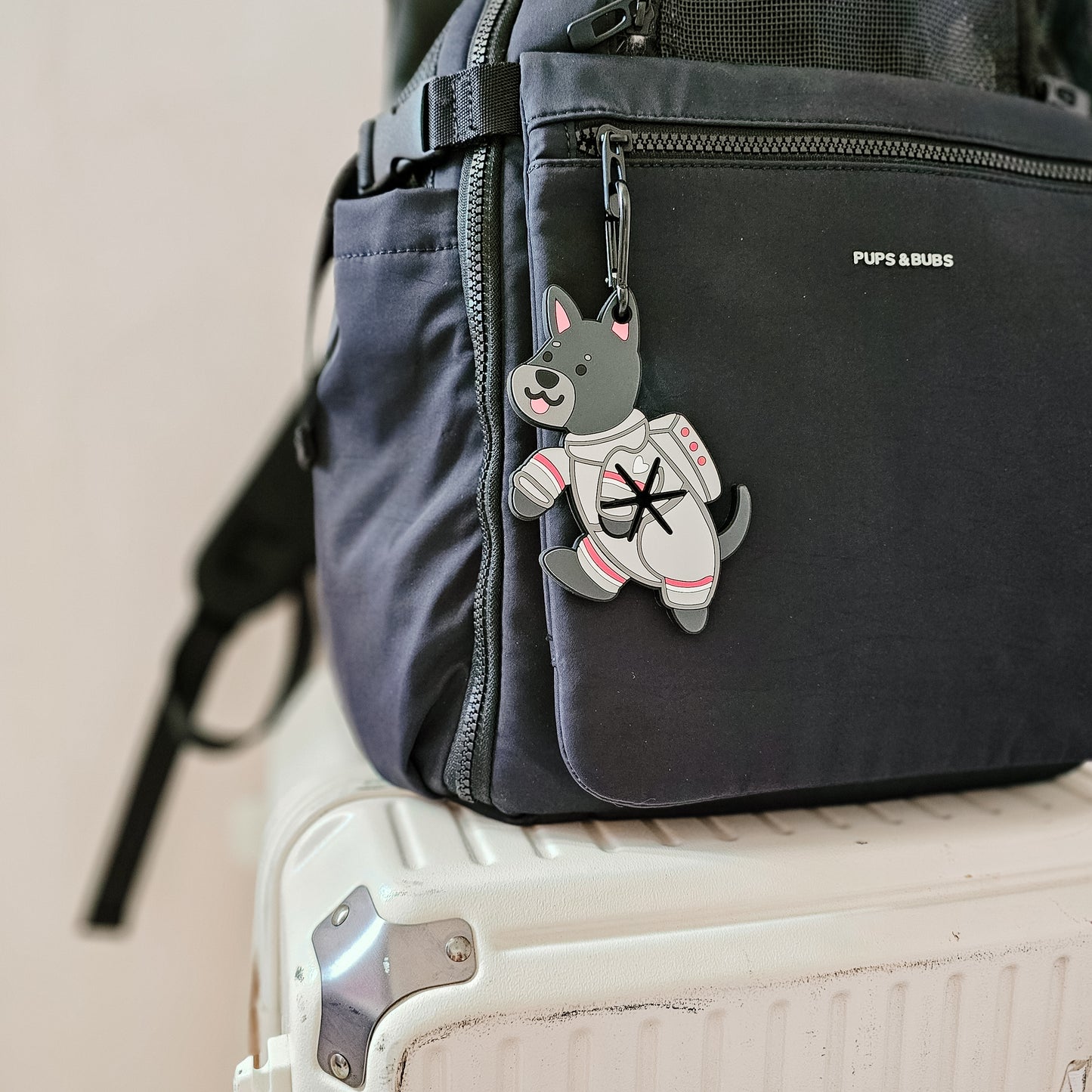 Space Travel Poop Picker Tag