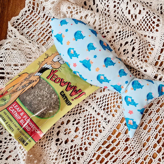 Fish Catnip Kicker Toy