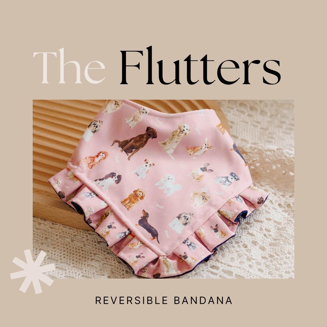 The Flutters Reversible Bandana