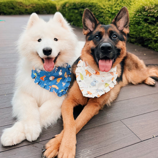 Chonky Animals (Dark) Reversible Bandana