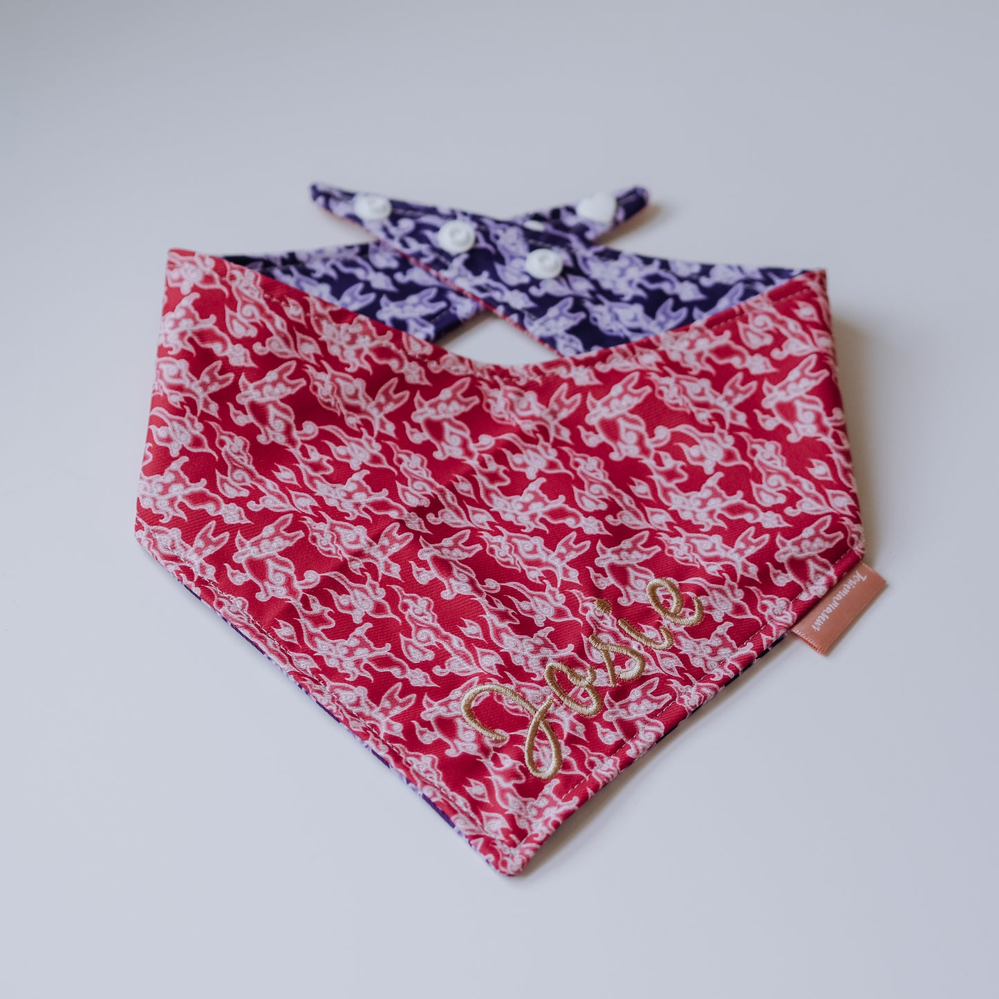 Batik on Clouds Reversible Bandana (small)