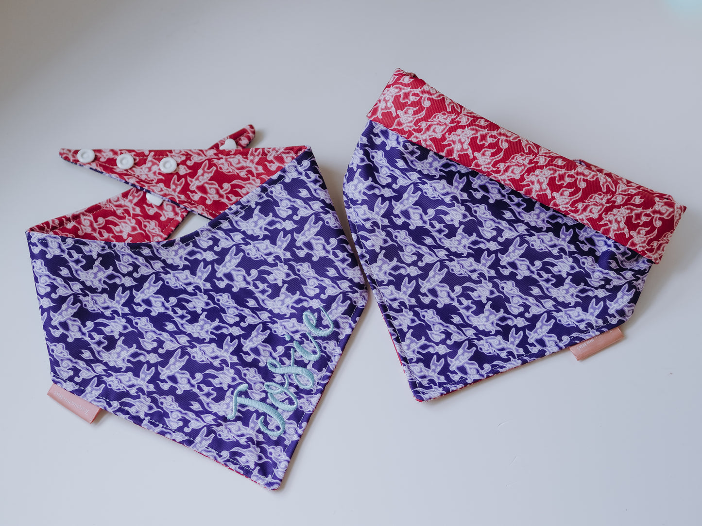 Batik on Clouds Reversible Bandana (small)