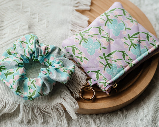 Handmade Quilted Zipper Pouch