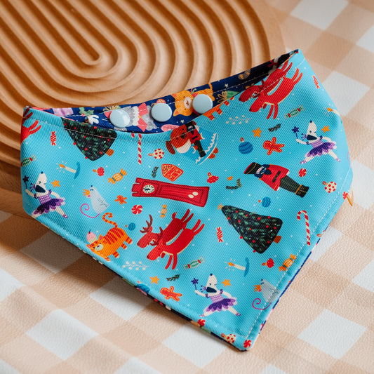 Nutcracker Reversible Bandana (Blue)