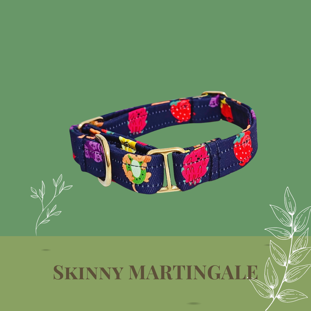 Skinny Martingale Collar 3/4" (Without Buckle)