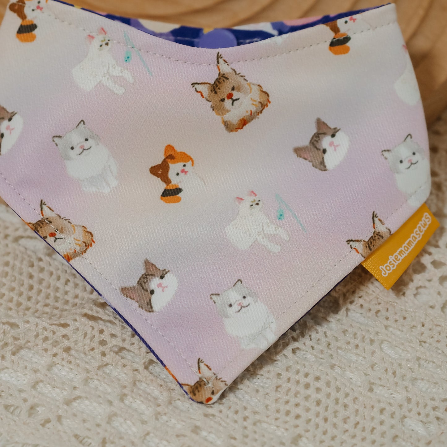 Playing cattos Reversible Bandana
