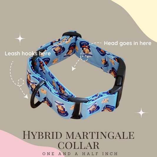 Hybrid Martingale Collar 1.5 Inch (With Buckle)
