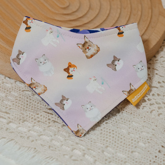 Playing cattos Reversible Bandana