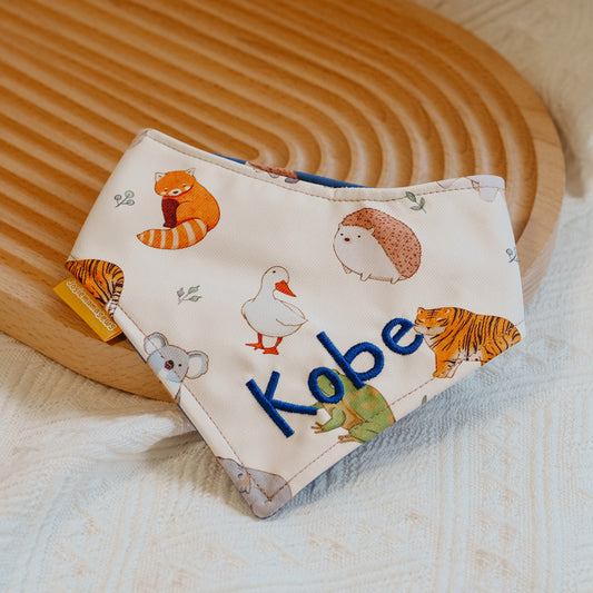 Chonky Animals (Light) Reversible Bandana