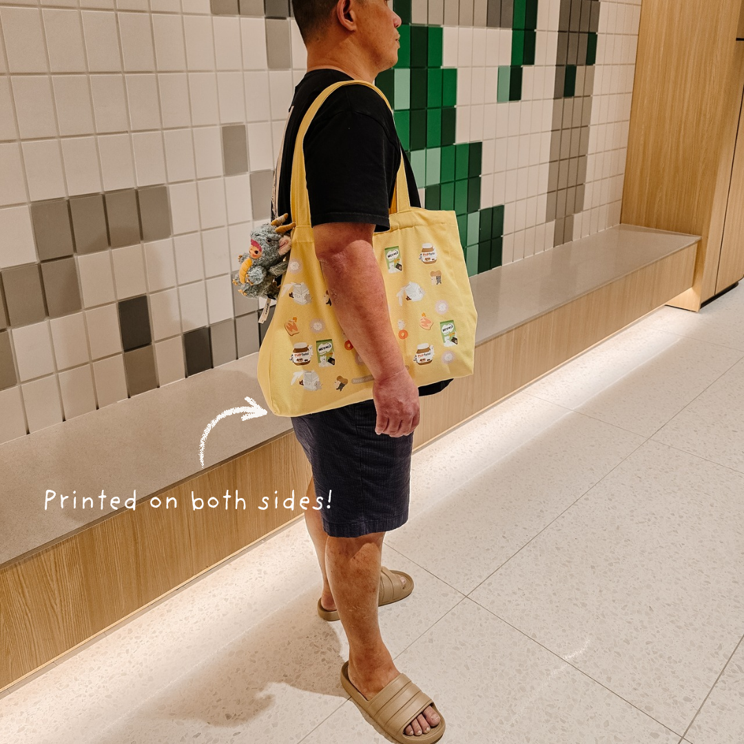 Daily Groceries Cotton Tote Bag