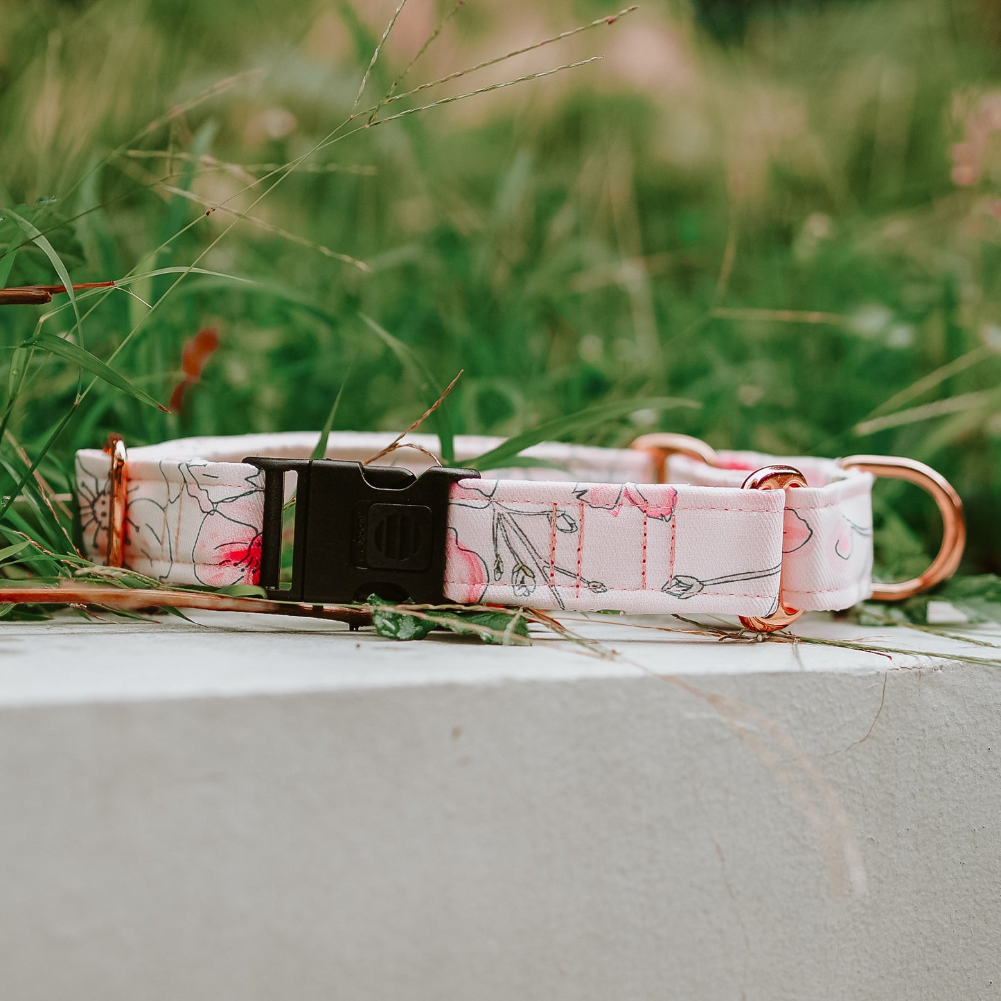 Skinny Hybrid Martingale Collar 3/4 Inch (With Buckle)