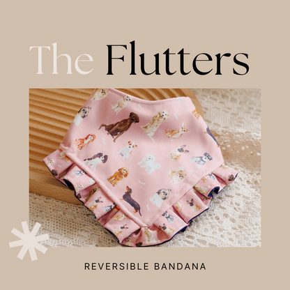 The Flutters Reversible Bandana