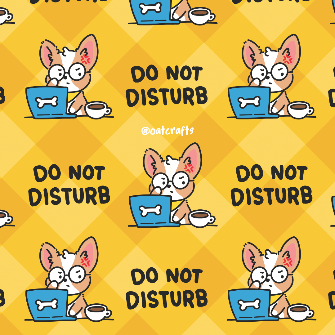 Do Not Disturb (Denny) Reversible Bandana