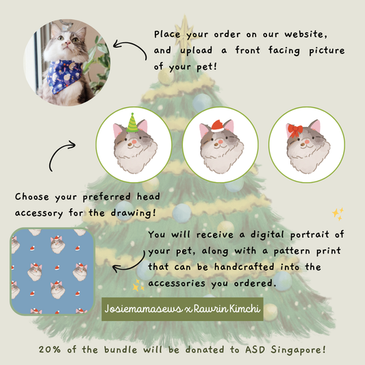 Pet Portrait Bundle by Artist: Rawrin Kimchi [PREORDER]