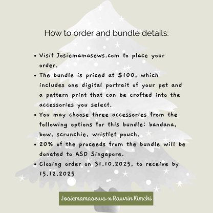 Pet Portrait Bundle by Artist: Rawrin Kimchi [PREORDER]