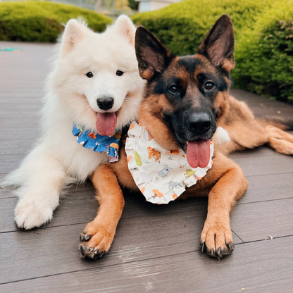 Chonky Animals (Light) Reversible Bandana
