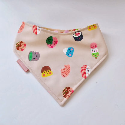Gem biscuits x Okashi Size M Reversible Bandana (curved)
