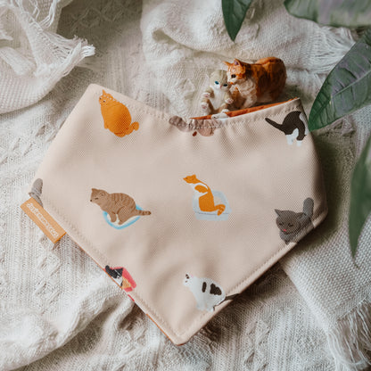 Poop Picker (Cats) Reversible Bandana