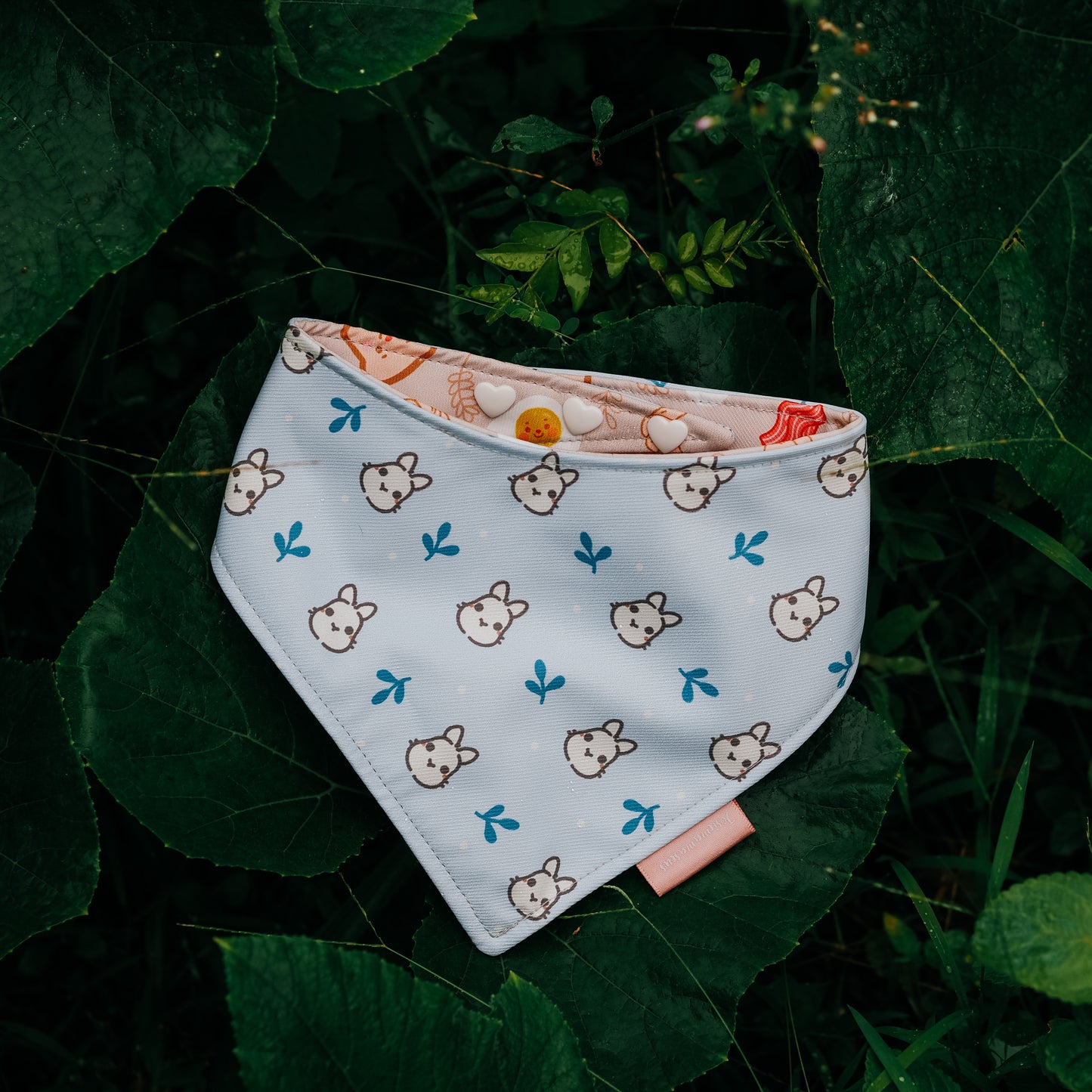 Blue Bunny Reversible Bandana