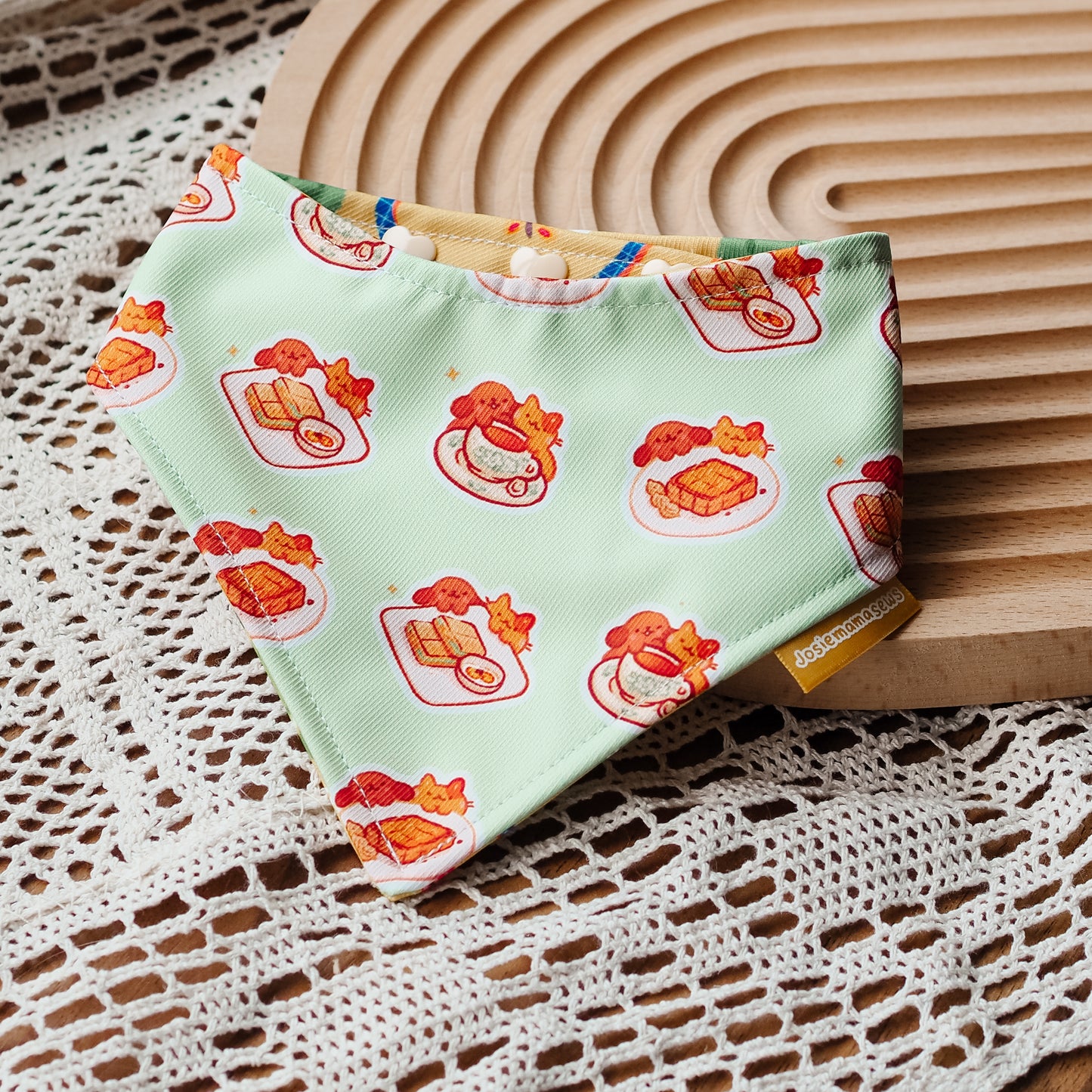 SG breakfast Reversible Bandana