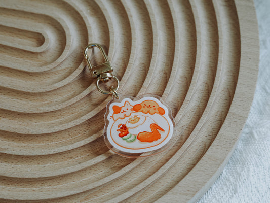 Nasi Lemak Keychain Display