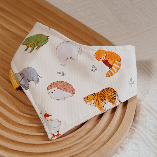 Chonky Animals (Light) Reversible Bandana