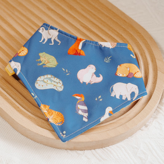 Chonky Animals (Dark) Reversible Bandana
