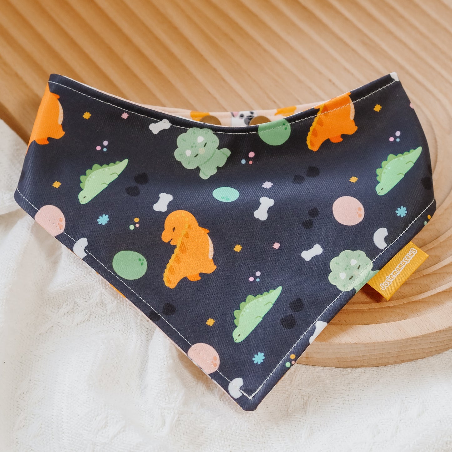 Dino World Reversible Bandana