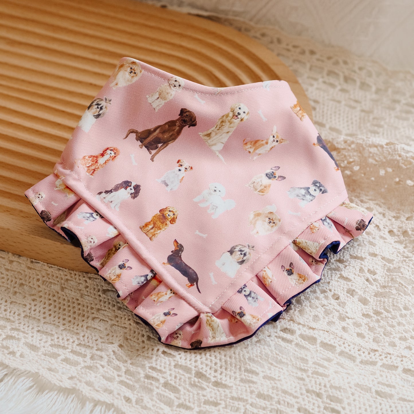 Paintbrush Doggos Reversible Bandana