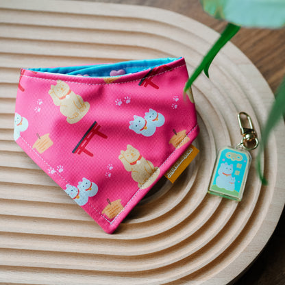 Maneki Neko Reversible Bandana