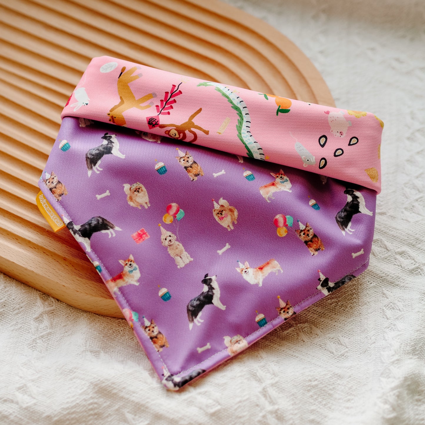 Pawty Dogs Reversible Bandana