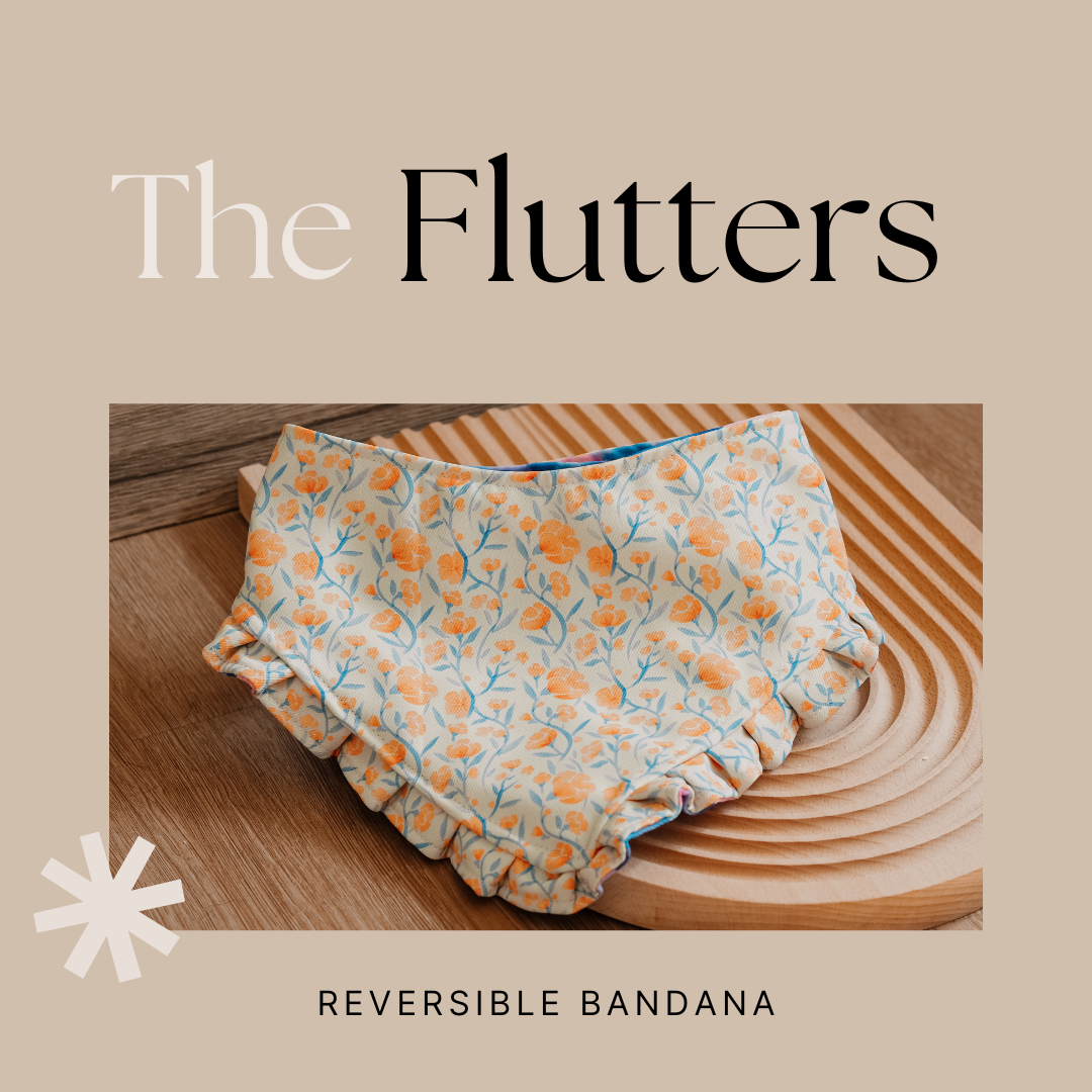 The Flutters Reversible Bandana