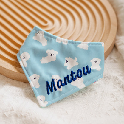 Maltese (Blue) Reversible Bandana