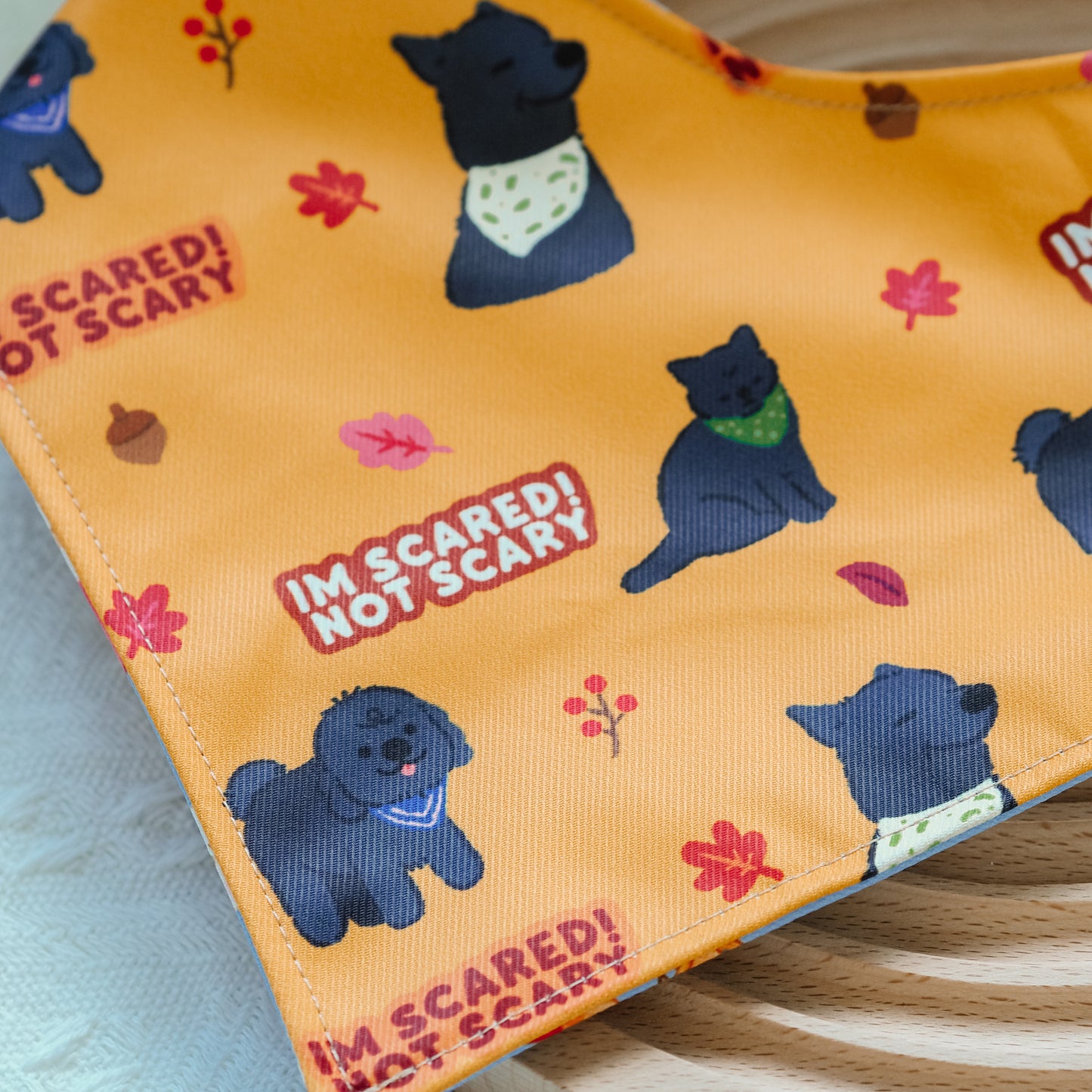 Im Scared Not Scary Reversible Bandana