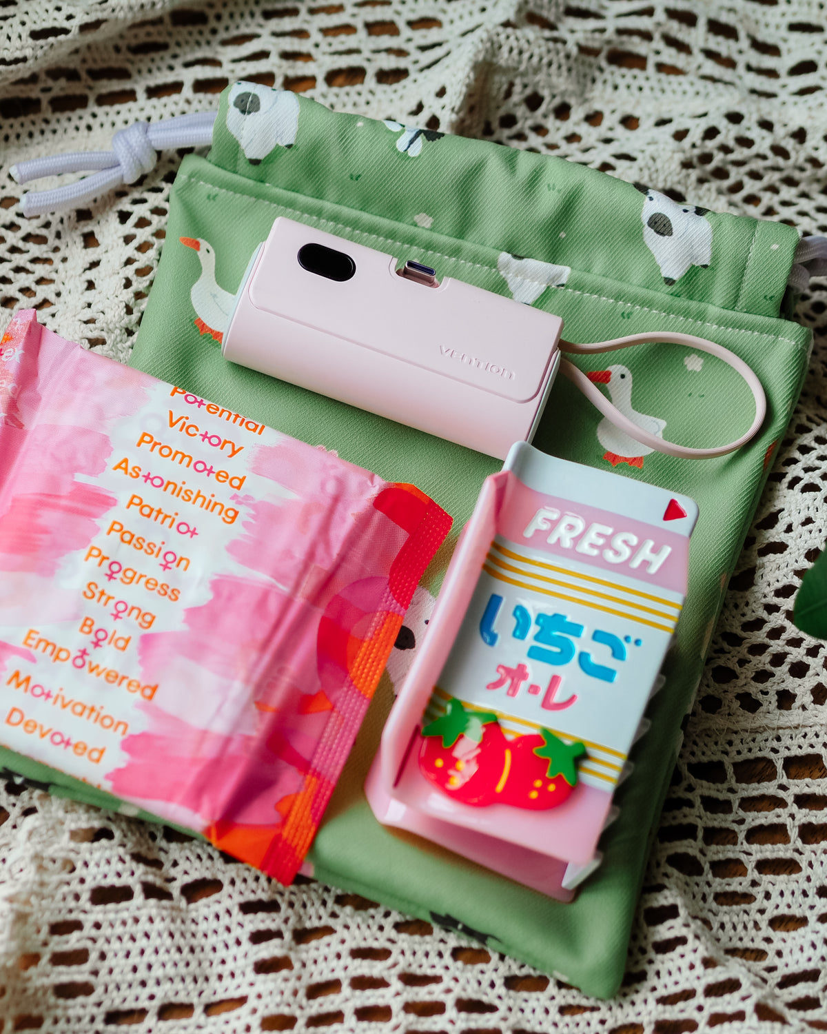 Handmade Drawstring Pouch