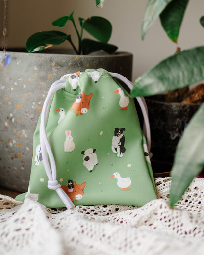 Handmade Drawstring Pouch
