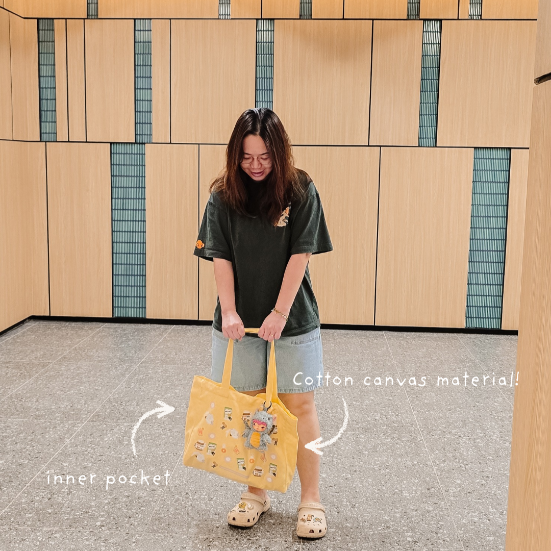 Daily Groceries Cotton Tote Bag