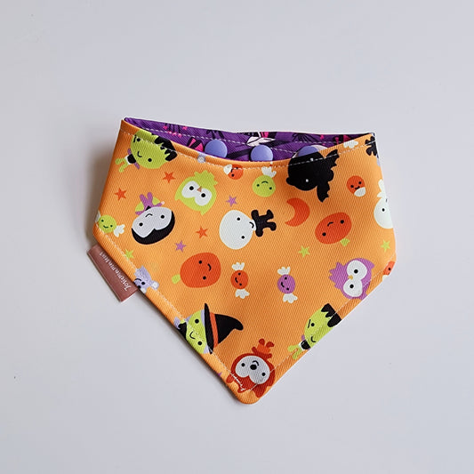 Witches x cats Size S Reversible Bandana (curved)