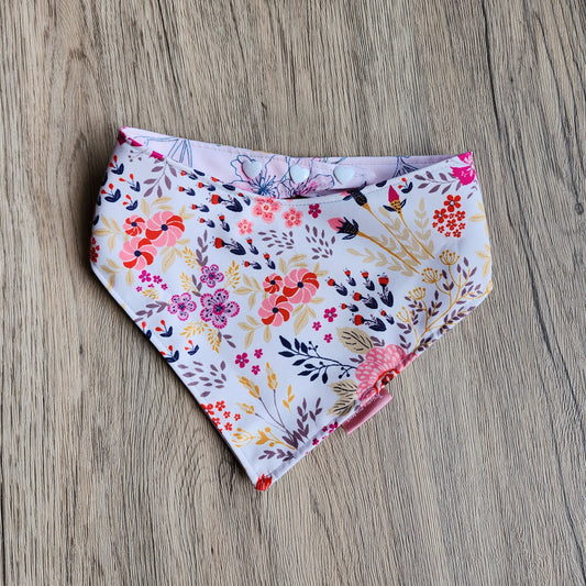 CNY Blooms Size L Reversible Bandana (curved)