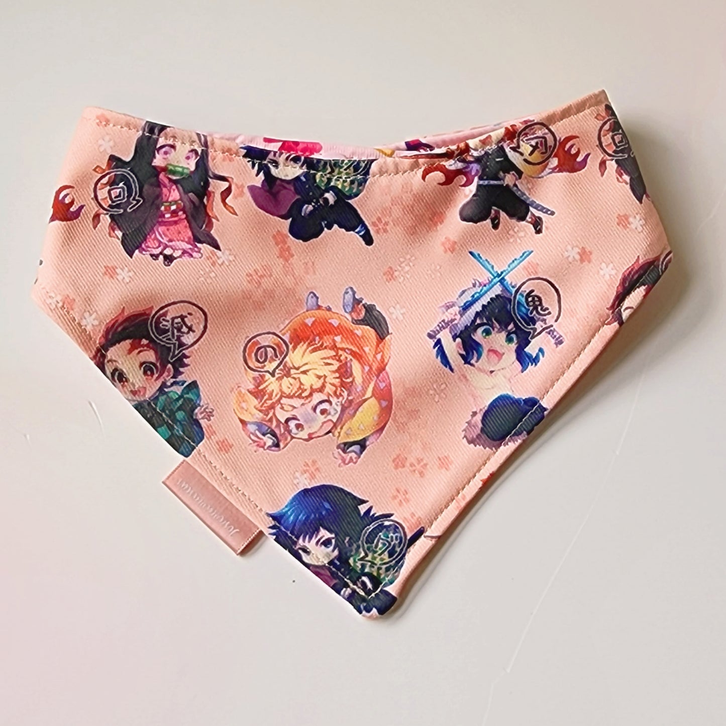 Sailor Moon x Demon Slayer Size M Reversible Bandana (curved)