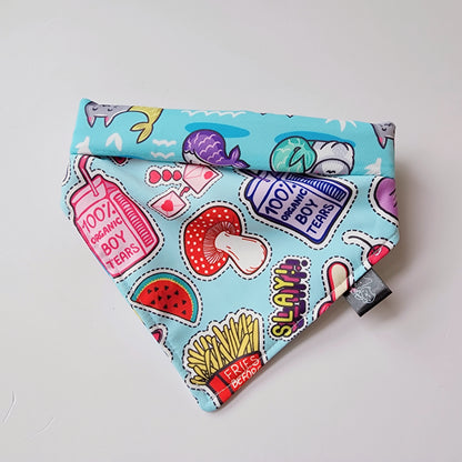 Fries x Mercat Size M Reversible Bandana (foldover)